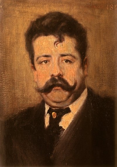 Italian composer Ruggero Leoncavallo conducted an important early performance of his opera 