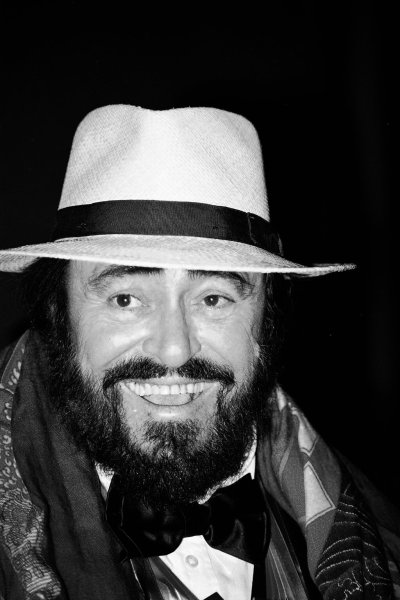 Italian tenor Luciano Pavarotti made an important early stage appearance in 