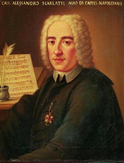 The premiere of Alessandro Scarlatti's opera 