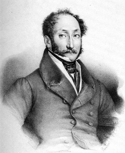 Italian composer Felice Romani, librettist of operas including 