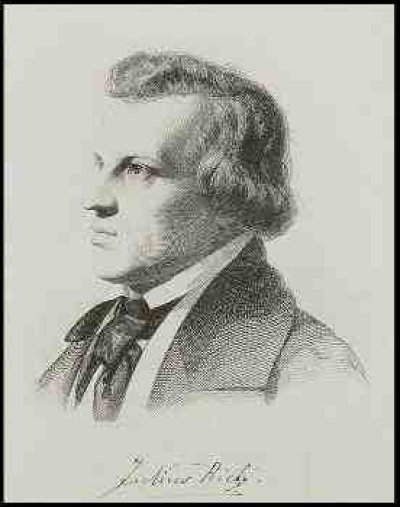 German composer and conductor Julius Rietz, remembered for the opera 