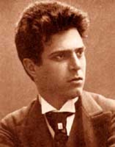 Italian composer Pietro Mascagni, known for the verismo opera 