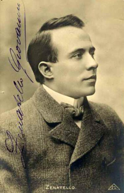 Birth of Italian dramatic tenor Giovanni Zenatello (noted for roles including Radamès in 