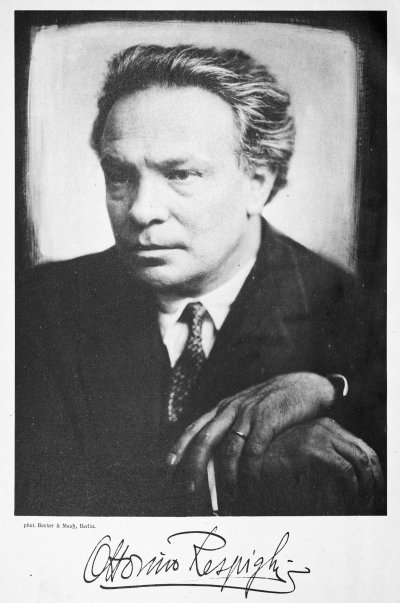 Italian composer Ottorino Respighi, later composer of operas including 