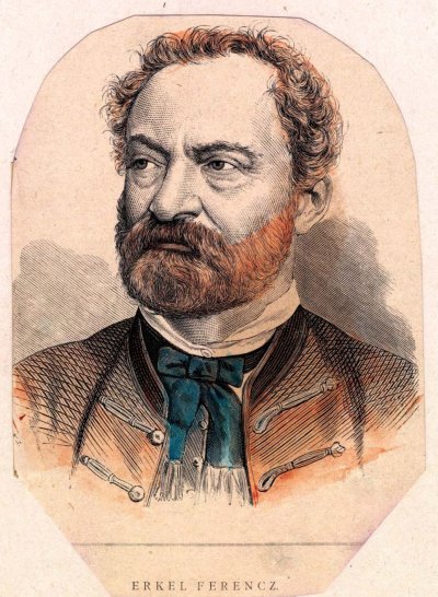Ferenc Erkel, founding figure of Hungarian national opera and composer of 