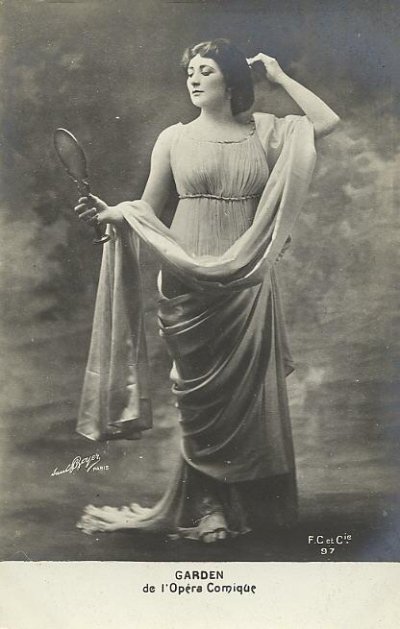 French-American soprano and actress Mary Garden, creator of leading roles in Debussy's 