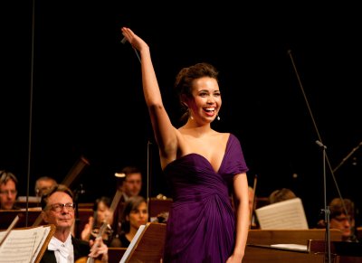 Nadine Sierra, American soprano known for roles including Gilda in 